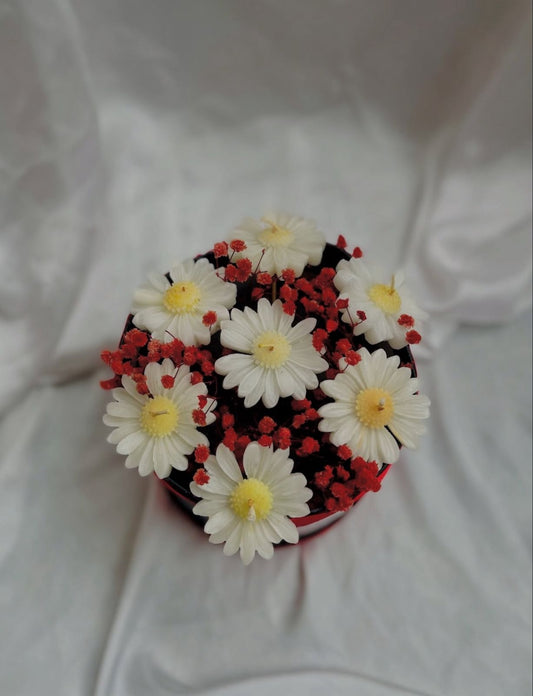 Large Candle Bouquet – Premium Floral Decorative Candle Box