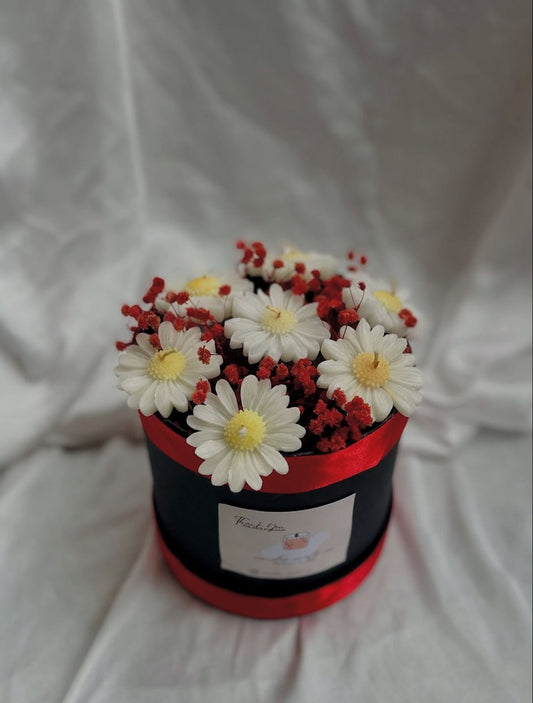 Large Candle Bouquet – Premium Floral Decorative Candle Box